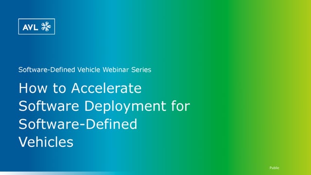 How to accelerate software deployment for software-defined vehicles