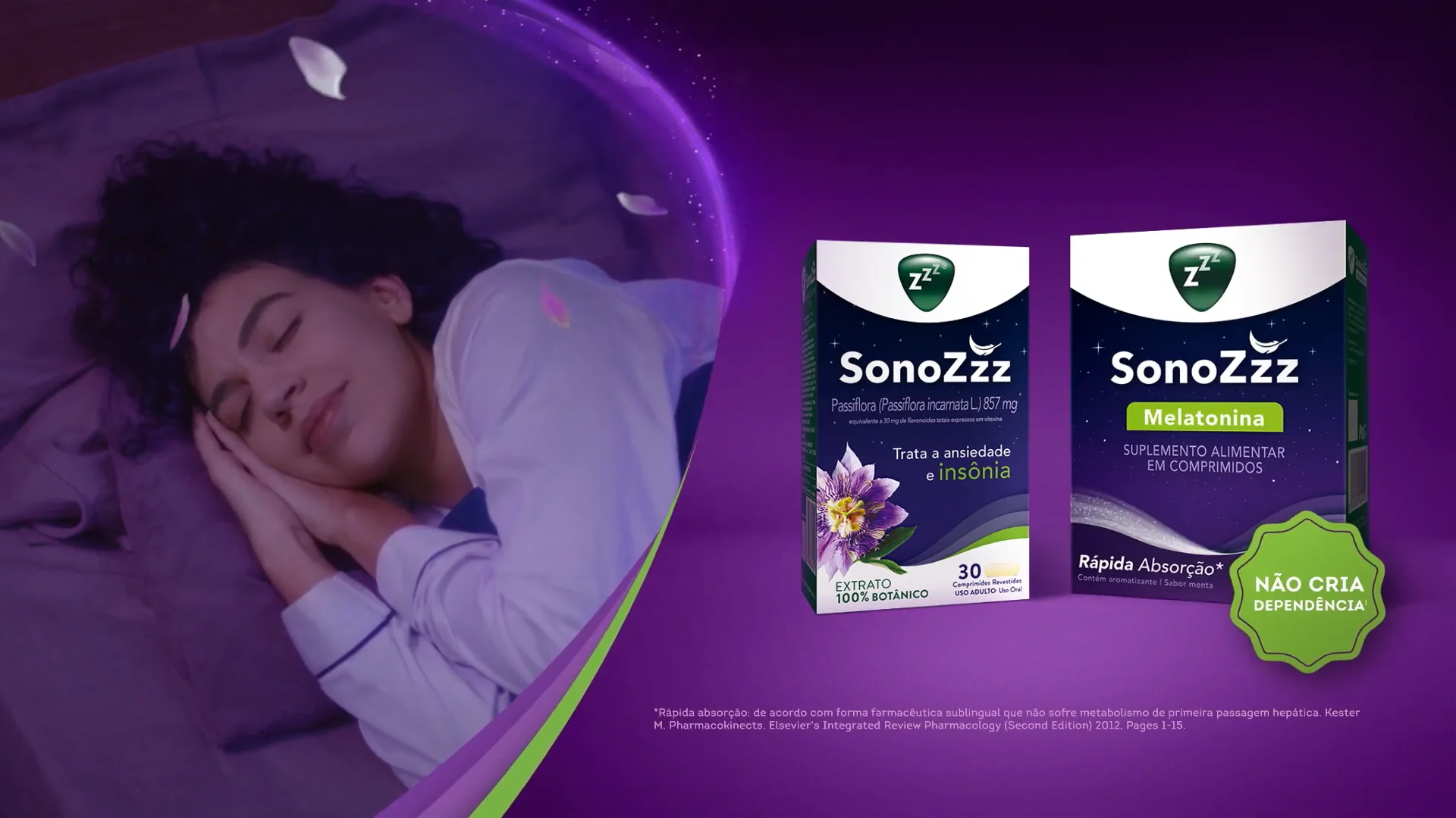SonoZzz Vick Passiflora 857mg com 8 Comprimidos