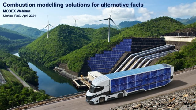 Combustion modelling solutions for alternative fuels - Mobex