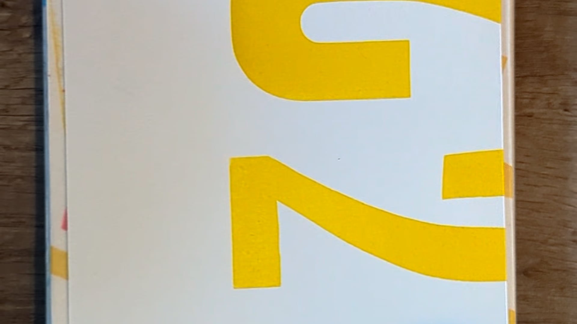 Adhrushya Ganesh – MA Graphic Design – Letterpress calendar
