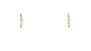 Italian 1.40 ct. t.w. CZ Jewelry Set Three Pairs of Earrings in 18kt Gold Over Sterling