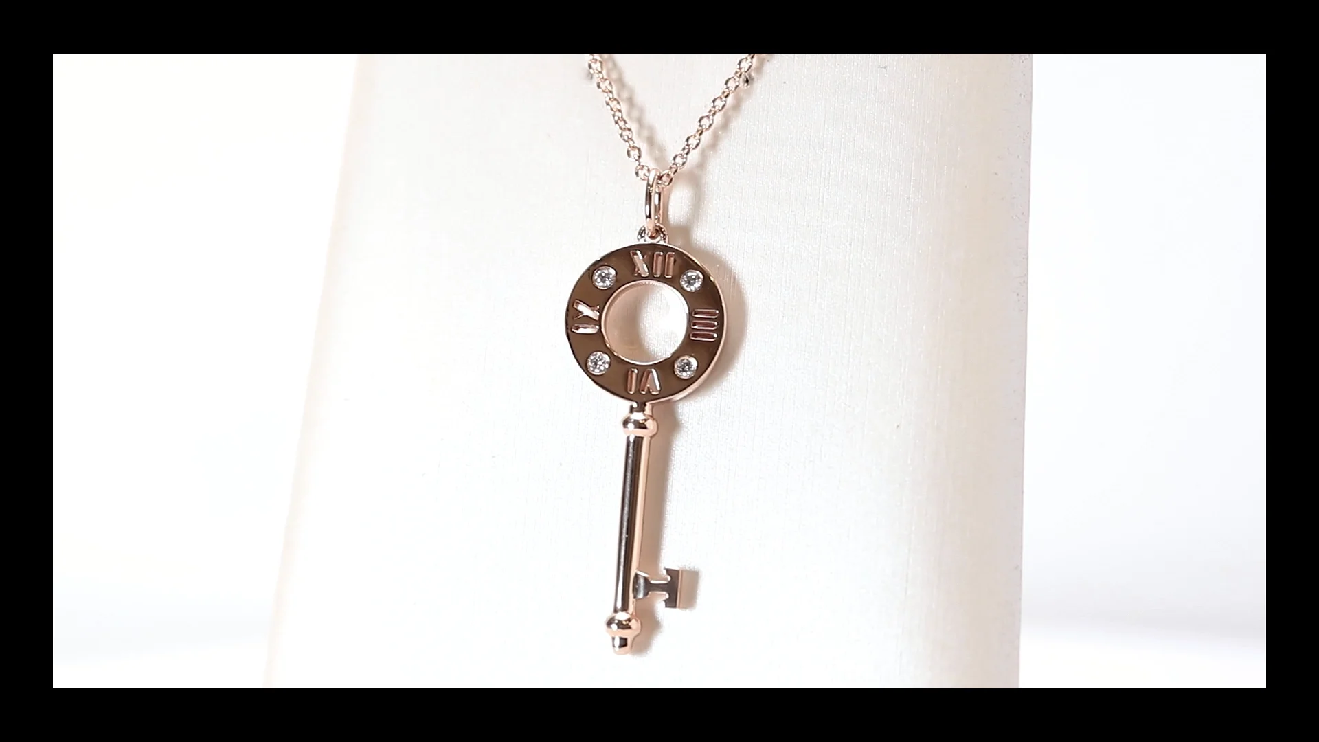 Tiffany & Co. 'Atlas' Diamond Key Pendant | Farringdons
