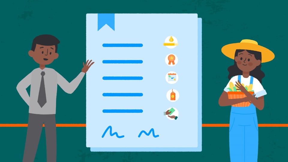 Video afspelen "Animatie video | IDH Trade - Working with... Guaranteed Offtake Agreements (2024)"