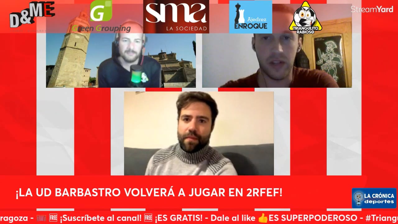 (Jornada 32 - Segunda Rfef) TERTULIA UD BARBASTRO / Fuente: YouTube El Triangulito Rabioso