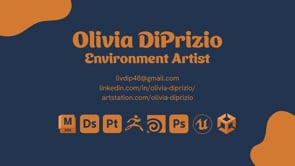 Vimeo video thumbnail for Olivia DiPrizio Environment Art Reel