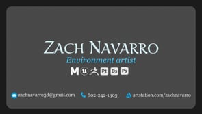 Vimeo video thumbnail for Zach Navarro Environment Art Reel