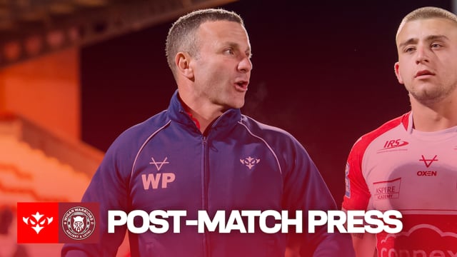 POST-MATCH PRESS: Willie Peters talks Wigan win