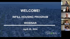 Infill Housing Program Webinar | April 25, 2024