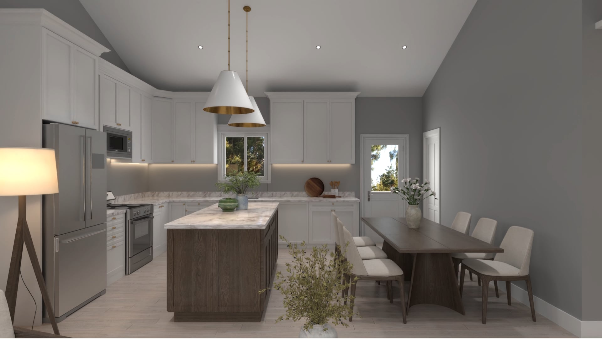 Split Level 3D Rendering