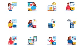 Animated Data Center Icons, a Duotone Icon by Prosymbols (Thumbnail 14 of 14)