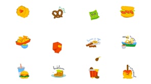 Animated Food Stickers, an Emoji Icon by Prosymbols (Thumbnail 15 of 15)
