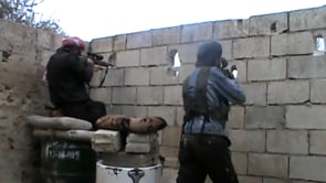 استهداف تحركات عناصر قوات النظام في منطقة حيش في ريف إدلب بواسطة قناصة من قبل كتيبة أحرار المستقبل