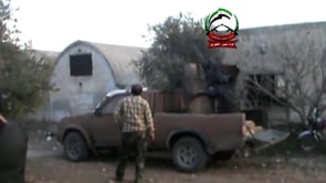 التصدي للطيران الحربي في مورك بواسطة رشاش 14 من قبل كتيبة أحرار المستقبل