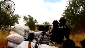 استهداف معاقل النظام في محيط تل الزعتر في ريف درعا من قبل فرقة العشائر