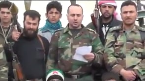 انشقاق النقيب حذيفة عبدالرزاق القاسم من مرتبات إدارة التسليح مستودعات 401/5 و الملازم سلام محمد سعيد عبيد وانضمامهم إلى كتيبة رجال الله المستقلة