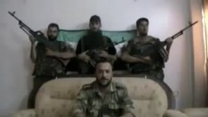 انشقاق النقيب زهير عبد المولى المحمد من مرتبات الفرقة 11 دبابات اللواء 60 دبابات وانضمامه إلى الكتيبة 77 في كتائب الفاروق في درعا