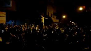 مظاهرة مسائية بقيادة الساروت في حي البياضة في مدينة حمص