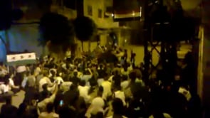 مظاهرة مسائية بقيادة الساروت في حي البياضة في مدينة حمص