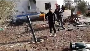 استهداف حاجز عين عفا بالهاون من قبل جبهة الشام الموحدة ضمن معركة اليوم الموعود