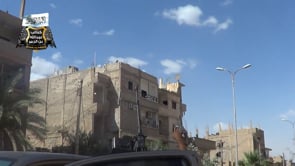 التصدي للطيران الحربي من قبل كتائب عبدالله بن الزبير في مدينة دير الزور