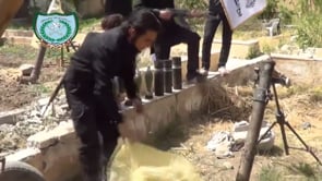 استهداف فرع الأمن العسكري بالهاون من قبل جيش درع الشمال في دير الزور