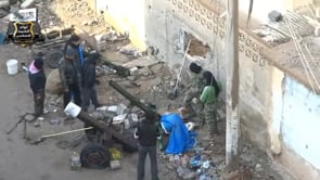 استهداف مدفعية الجبل بالهاون من قبل لواء الحمد الإسلامي في دير الزور