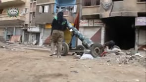 استهداف مقرات النظام في حي الصناعة بالمدفع الميداني من قبل تجمع مجاهدي القعقاع في دير الزور