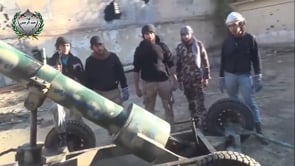 استهداف مقات قوات النظام في حي الجبيلة في دير الزور بواسطة مدفع محلي الصنع من قبل تجمع مجاهدي القعقاع