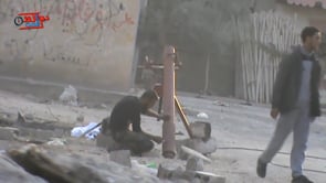 استهداف معاقل النظام في حي الرصافة بالهاون من قبل لواء المجاهدين في سبيل الله في دير الزور