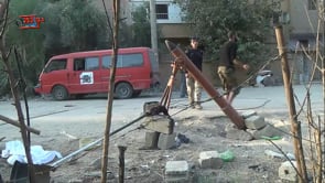 استهداف معاقل النظام في مدفعية الجبل بالهاون من قبل لواء المجاهدين في سبيل الله في دير الزور