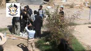 استهداف معاقل النظام بقذائف الهاون من قبل لواء درع الشمال في دير الزور