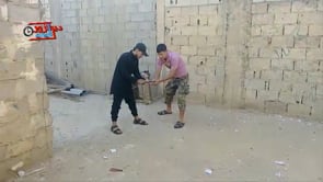 استهداف عناصر النظام بقنابل محلية الصنع من قبل كتائب الجيش الحر في مدينة دير الزور