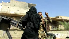 استهداف مقرات النظام بالدوشكا من قبل لواء فيصل العكيدي في حي الرصافة في دير الزور