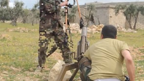 استهداف تحركات قوات النظام في جبهة حي الشيخ سعيد بواسطة قذاف هاون محلية الصنع من قبل لواء رواد الجنوب