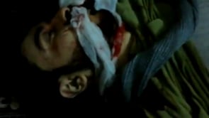 جثمان عدي القنير أحد عناصر كتائب محمد في حي الشيخ ياسين في  دير الزور