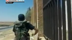 استهداف قوات النظام داخل مخفر بلدة العريمة في ريف مدينة الباب بقنبلة يدوية من قبل كتيبة الفاروق قبيل اقتحامه