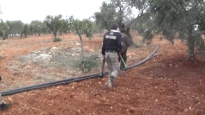 انتشار مقاتلي تجمع ثوار الأتارب لبدء معركة السيطرة على الفوج 46  في محيط الأتارب من تنظيم داعش