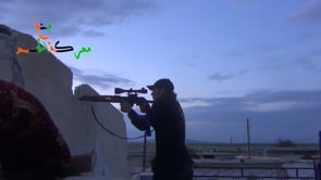 رصد لأعمدة الدخان المتصاعدة إثر احتراق مدرعة لقوات النظام داخل مطار منغ العسكري بعد استهدافها من قبل لواء الفتح