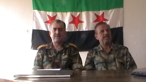 بيان صادر عن قيادة ألوية المعتصم بالله يروي التطورات العسكرية في محيط الفوج 46 في ريف حلب حتى تاريخ إعلان البيان