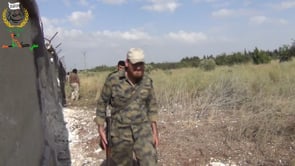 جولة ميدانية مع مقاتلي كتيبة البراء بن مالك التابعة للواء الفتح في محيط مطار منغ العسكري في ريف حلب