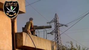 استهداف آلية لقوات الأسد بصاروخ تاو من قبل لواء سيف الله في سهل الغاب في محافظة حماة