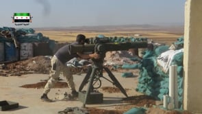 استهداف جرافة بصاروخ تاو من قبل فرقة شباب السنة في حاجز برد في بصرى الشام