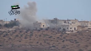 استهداف تجمع لقوات الأسد بصاروخ تاو من قبل لواء سيف الله في ريف حماة الشمالي