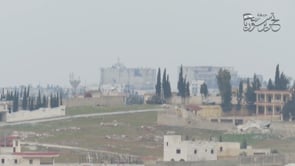 استهداف دبابة بصاروخ كونكورس من قبل جبهة تحرير سوريا في ريف حلب الغربي