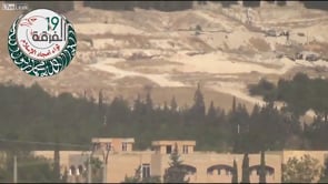 استهداف دبابة بصاروخ مضاد دروع في معامل الدفاع في محافظة حلب