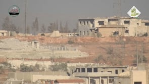 استهداف عربة بي ام بي بصاروخ تاو من قبل كتائب ثوار الشام في مزارع الملاح في محافظة حلب