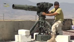 استهداف شاحنة لقوات الأسد بصاروخ تاو من قبل كتيبة صقور الغاب في سهل الغاب في محافظة حماة