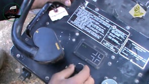 استهداف مدفع 57 بصاروخ تاو من قبل كتائب ثوار الشام في قرية العيس في محافظة حلب