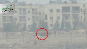 استهداف مدفع 122 بصاروخ تاو من قبل جيش التحرير في ريف حلب الغربي