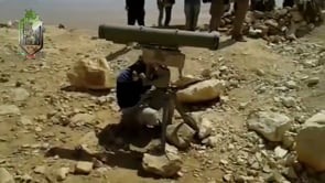 استهداف مواقع قوات الأسد بصاروخ كورنيت من قبل جيش تحرير الشام في القلمون الشرقي في محافظة ريف دمشق